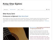 Tablet Screenshot of gitarkursuizmir.net